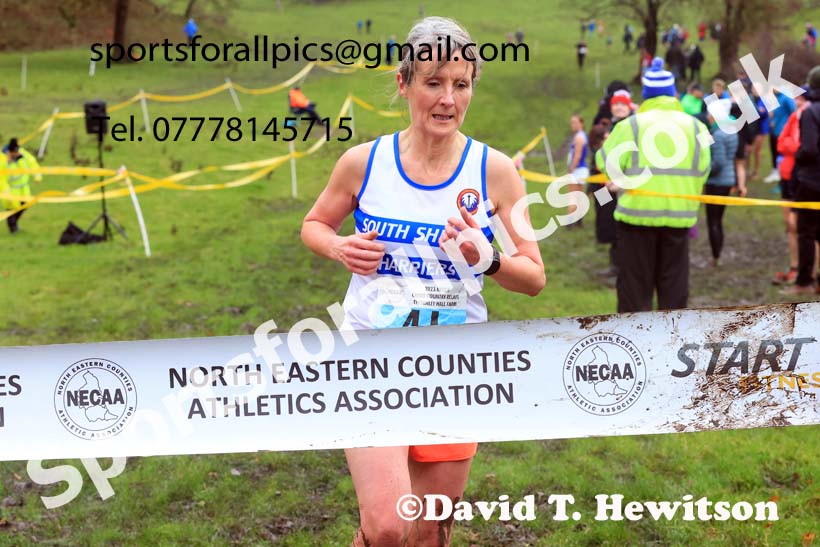 Womens Senior and Womens Masters 2023 NECAA Cross Country Relays, Thornley Hall Farm, Peterlee, County Durham. Photo: David T. Hewitson/Sports for All Pics